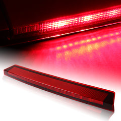 For 1999-04 Ford Mustang Chrome Red Lens LED 3RD Third Rear Brake Stop Light Lamp