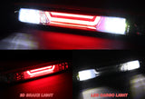 For 2004-2012 GMC Canyon Smoke Lens LED BAR 3RD Third Brake Light W/Cargo Lamp