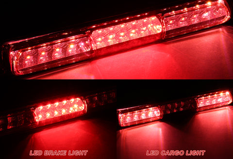 For 1997-1999 Ford F-250/ 00-05 Excursion Red Lens 16-LED Third 3RD Brake Stop Light