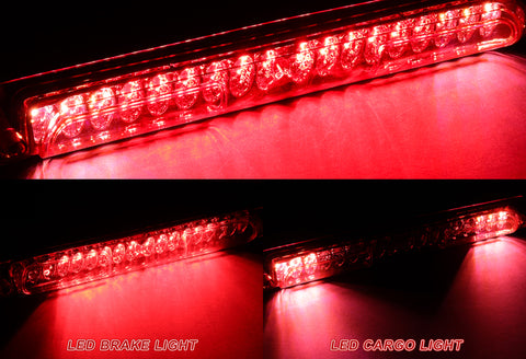 For 1997-1999 Ford F-250/ 2000-2005 Excursion Red Lens 18-LED Third 3RD Brake Stop Light