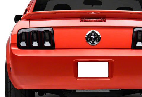 For 2005-2009 Ford Mustang Chrome/Red Lens LED 3RD Third Rear Brake Tail Stop Light