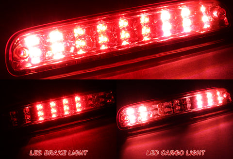 For 1993-2011 Ford Ranger Red Lens LED Third 3RD Brake Stop Light Cargo Lamp