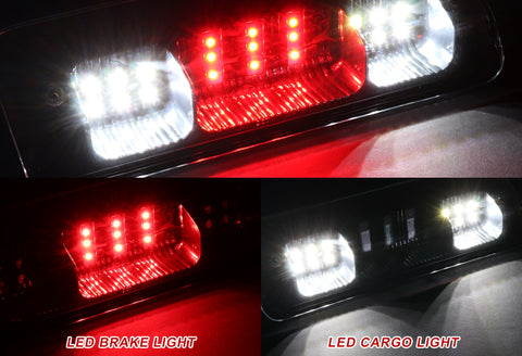 For 2004-2008 Ford F150/Lobo Black/Smoke LED Third 3RD Brake Stop Light Cargo Lamp
