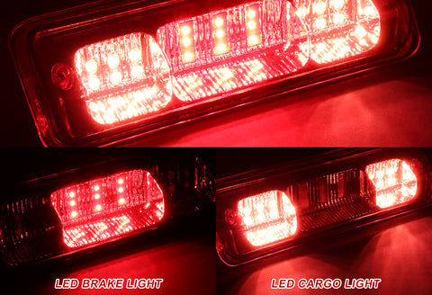 For 2004-2008 Ford F150/ Lobo Red Lens LED Third 3RD Brake Stop Light Cargo Lamp