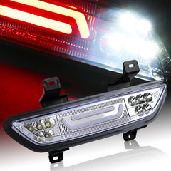 For 2015-2018 Ford Mustang Chrome Housing LED BAR 3RD Third Brake Reverse Light Lamp