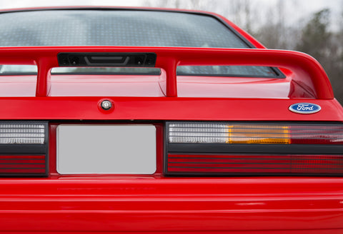 For 1987-1993 Ford Mustang GT Cobra BLK/Smoke LED BAR 3RD Third Spoiler Brake Light