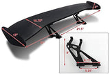 57" TYPE-2 Primer Black Color  ABS GT Trunk Adjustable Bracket Spoiler Wing Universal