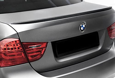 For 2006-2011 BMW E90 4-DR M3 Style Real Carbon Fiber Rear Trunk Spoiler Wing