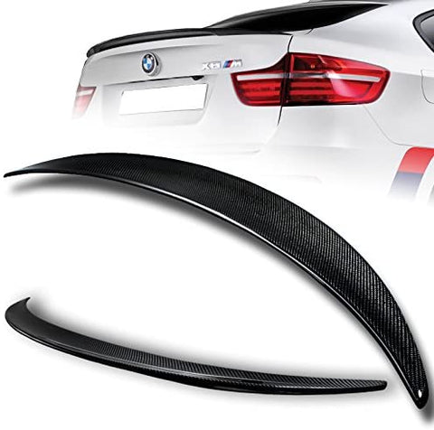 For 2008-2014 BMW E71 X6 Performance Real Carbon Fiber Rear Trunk Spoiler Wing
