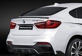 For 2015-2019 BMW F16 X6 Performance Real Carbon Fiber Rear Trunk Spoiler Wing
