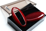 For Nissan 370Z 350Z Altima Maxima/Infiniti Q50 Q60 Q70 QX56 QX60  Real Red Carbon Fiber Remote Key Shell Cover CAse