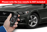 For Ford Mustang Real Carbon Fiber 3/4 Button Smart Remote Key Shell Cover Case
