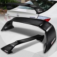 For 2012-2015 Honda Civic 4Dr MUG Style Full Carbon Fiber Rear Trunk Spoiler