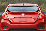 For 2016-21 Honda Civic 4DR/Sedan TYPE-R Factory Red Trunk Carbon Fiber Spoiler