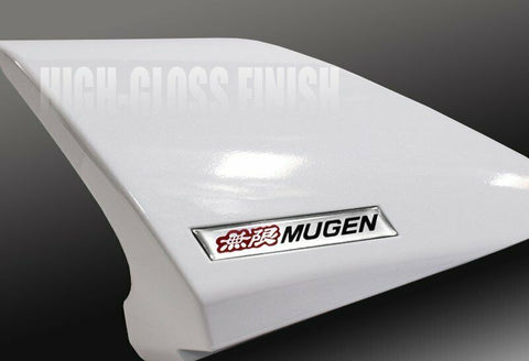 For 2012-2015 Honda Civic Sedan MUGEN Carbon Fiber Factory White Rear Spoiler Wing