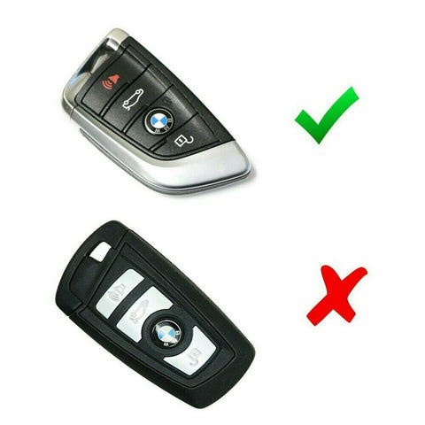 For BMW 1/2/5/7-Series X1 F48 X5 F15 X6 F165 F45 G11 G12 G30 Real Red Carbon Fiber Remote Key Shell Cover