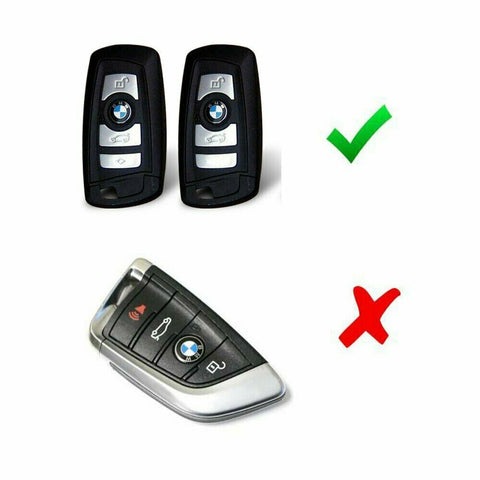 For BMW 1/2/3/4/5/6/7/ X1/X3/X5 X-Series 100% Real Carbon Fiber Remote Key Shell Cover Case