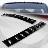 For 2006-2011 Honda Civic 4DR Glossy Black Shark Fin Rear Roof Vortex Spoiler Wing