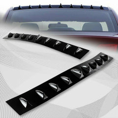 For 2006-2011 Honda Civic 4DR Glossy Black Shark Fin Rear Roof Vortex Spoiler Wing