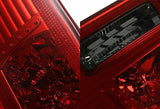 For 2000-2006 BMW X5 Chrome Housing Red/Smoke Lens Rear Brake Tail Lights Lamps