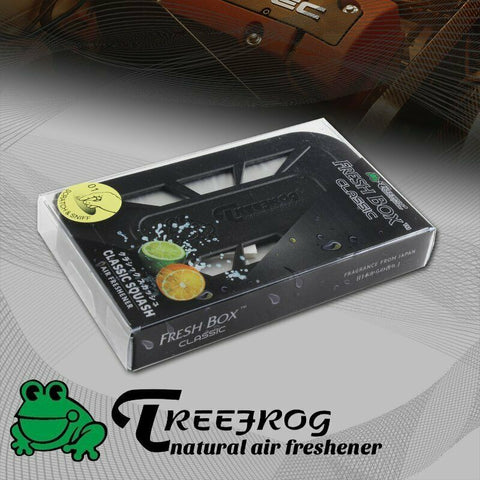 1 X Tree Frog Black Classic Squash Home Car Air Freshener Fresh Box Refill 2.8oz