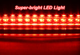 For 2005-2010 Scion tC Chrome Housing Red Lens LED 3RD Third Brake Stop Light
