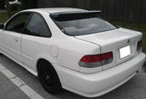 For 1996-2000 Honda Civic 2DR/Coupe Black ABS Plastic Rear Window Roof Visor Spoiler
