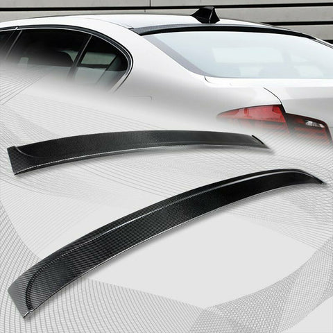 For 2011-2016 BMW F10/F18 5-Series M5 Real Carbon Fiber Rear Roof Spoiler Wing