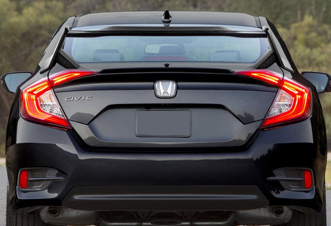 For 2016-2020 Honda Civic 4DR/Sedan TYPE-R Style Trunk Real 100% Full Carbon Spoiler